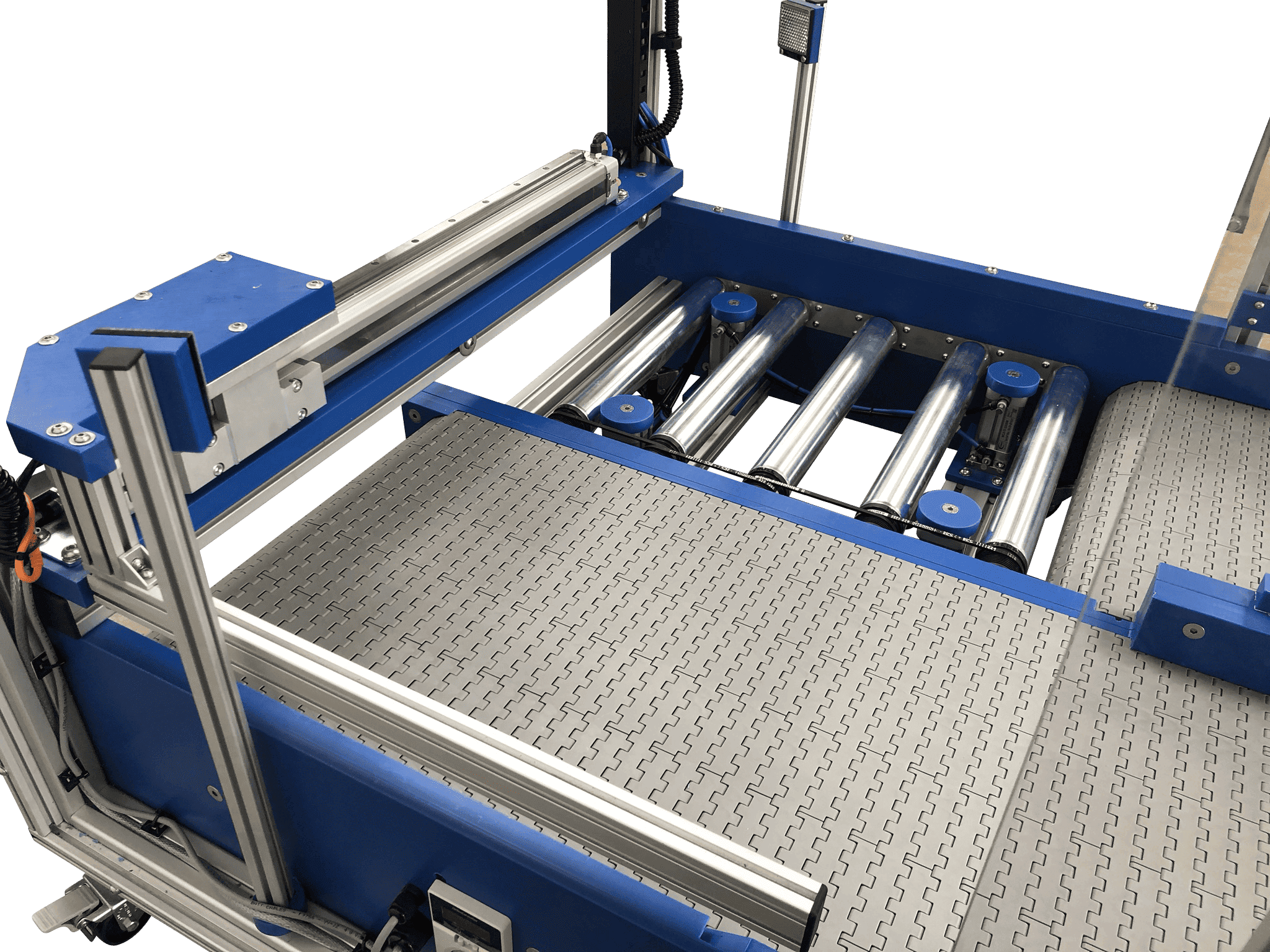 Parallel Box Filling and Storage System box shaker